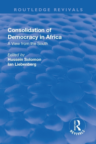 Бумажная книга «Consolidation of Democracy in Africa: A View from the South», авторов Хусейн Соломон, Ян Либенберг - фото №1