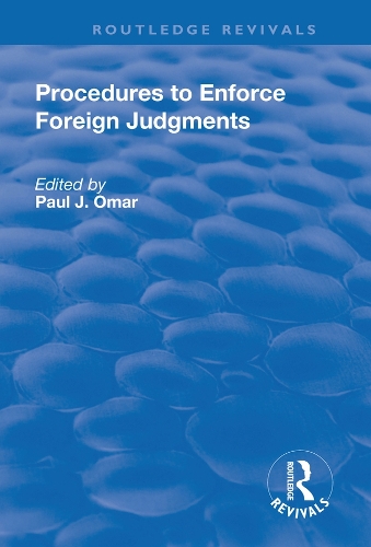 Паперова книга «Procedures to Enforce Foreign Judgments» - фото №1