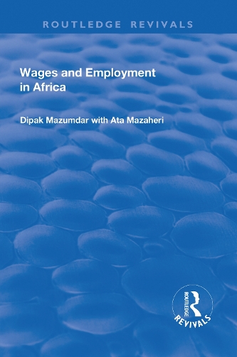 Бумажная книга «Wages and Employment in Africa», авторов Ата Мазахери, Дипак Мазумдар - фото №1