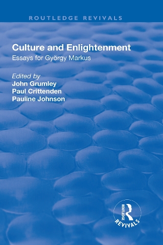 Бумажная книга «Culture and Enlightenment: Essays for György Markus», автор Пол Криттенден - фото №1