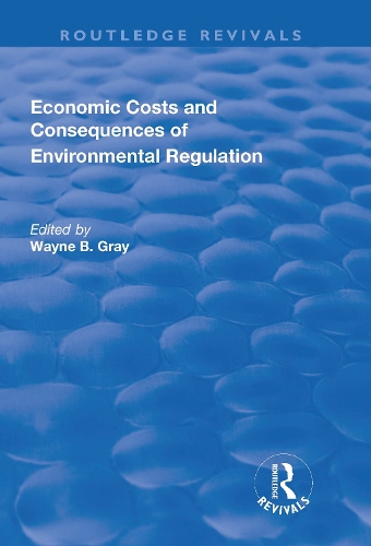 Бумажная книга «Economic Costs and Consequences of Environmental Regulation» - фото №1