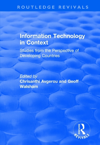 Паперова книга «Information Technology in Context: Studies from the Perspective of Developing Countries» - фото №1