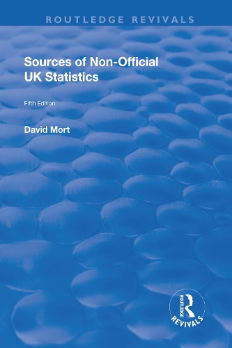 Бумажная книга «Sources of Non-official UK Statistics» - фото №1