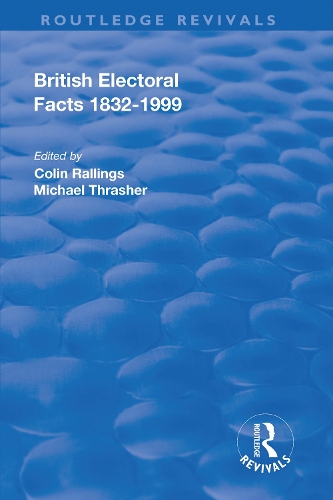 Паперова книга «British Electoral Facts, 1832-1999», автор Фред Крейг - фото №1
