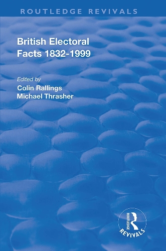 Бумажная книга «British Electoral Facts, 1832-1999», автор Фред Крейг - фото №1