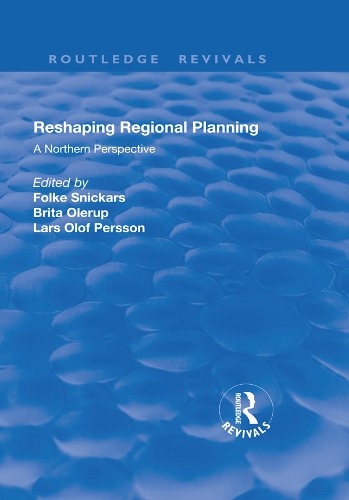 Бумажная книга «Reshaping Regional Planning: A Northern Perspective», автор Брита Олеруп - фото №1