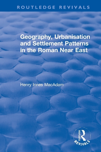 Бумажная книга «Geography, Urbanisation and Settlement Patterns in the Roman Near East» - фото №1