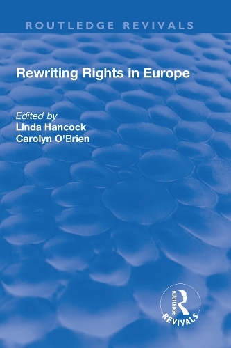 Бумажная книга «Rewriting Rights in Europe» - фото №1