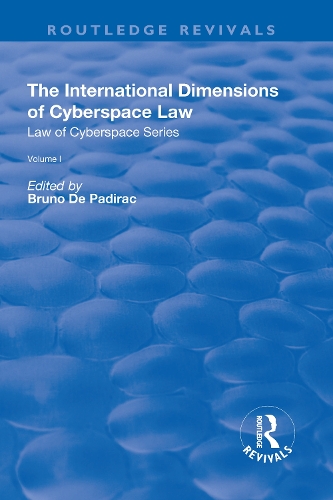 Бумажная книга «The International Dimensions of Cyberspace Law» - фото №1