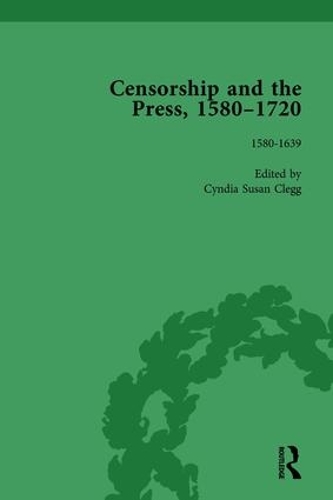 Паперова книга «Censorship and the Press, 1580-1720, Volume 1», авторів Сіндіа Сьюзан, Джефф Кемп, Джейсон Макелліготт - фото №1