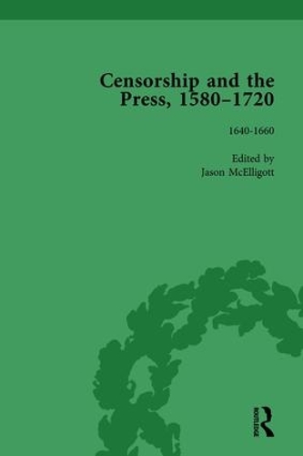 Паперова книга «Censorship and the Press, 1580-1720, Volume 2», авторів Сіндіа Сьюзан, Джефф Кемп, Джейсон Макелліготт - фото №1