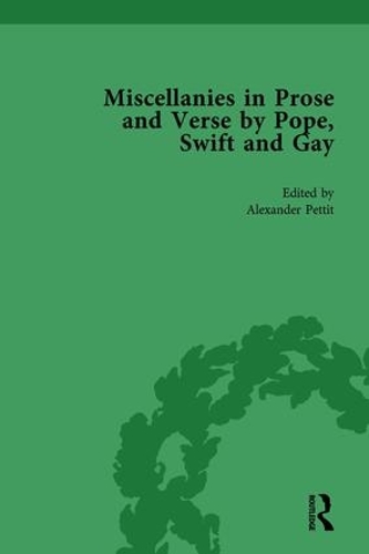 Паперова книга «Miscellanies in Prose and Verse by Pope, Swift and Gay Vol 3», авторів Александр Петтіт, Вільям Ріс-Могг - фото №1