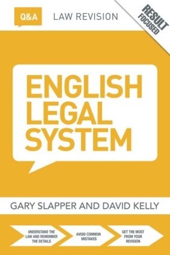 Бумажная книга «Q&A English Legal System», авторов Дэвид Келли, Гэри Слэппер - фото №1