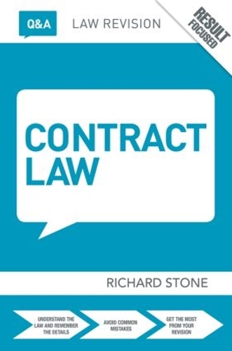 Паперова книга «Q&A Contract Law», автор Річард Стоун - фото №1