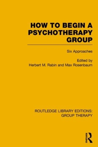 Бумажная книга «How to Begin a Psychotherapy Group (RLE: Group Therapy): Six Approaches» - фото №1