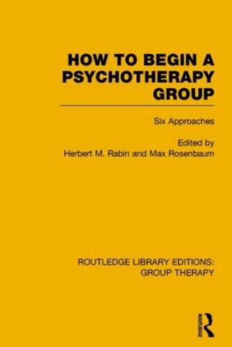 Бумажная книга «How to Begin a Psychotherapy Group (RLE: Group Therapy): Six Approaches» - фото №1