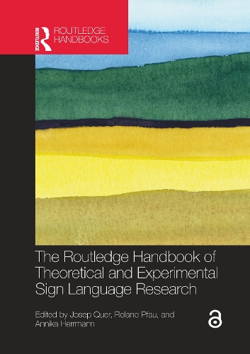 Паперова книга «The Routledge Handbook of Theoretical and Experimental Sign Language Research» - фото №1
