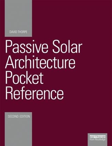 Бумажная книга «Passive Solar Architecture Pocket Reference», автор Дэвид Торп - фото №1
