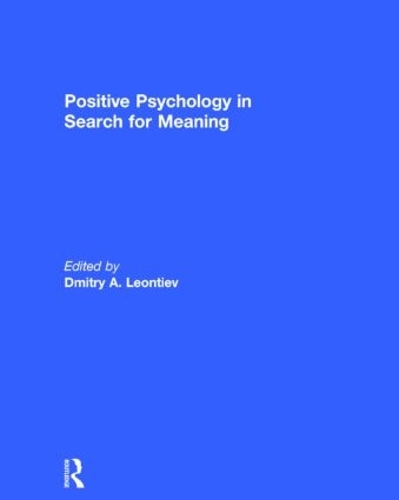 Бумажная книга «Positive Psychology in Search for Meaning» - фото №1