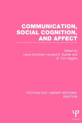 [object Object] «Communication, Social Cognition, and Affect (PLE: Emotion)» - фото №1