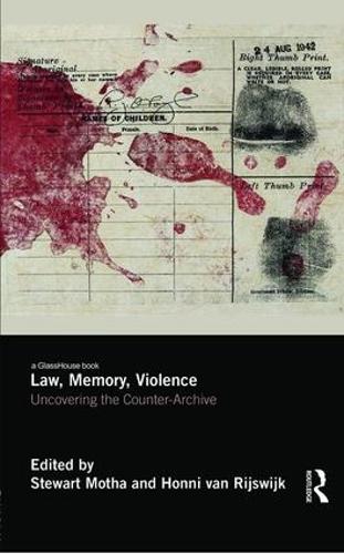 Паперова книга «Law, Memory, Violence: Uncovering the Counter-Archive» - фото №1