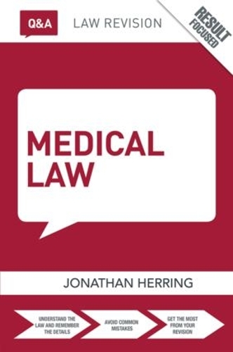 Паперова книга «Q&A Medical Law», автор Джонатан Херрінг - фото №1