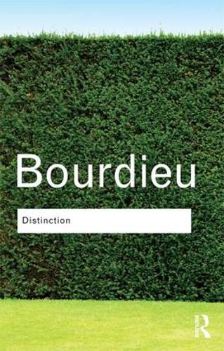 Бумажная книга «Distinction: A Social Critique of the Judgement of Taste», автор Пьер Бурдье - фото №1