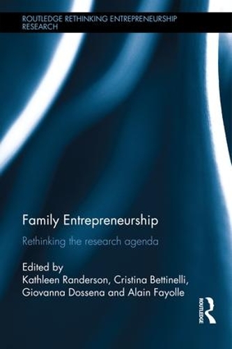 Паперова книга «Family Entrepreneurship: Rethinking the research agenda» - фото №1