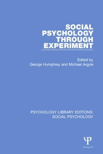 Паперова книга «Social Psychology Through Experiment» - фото №1