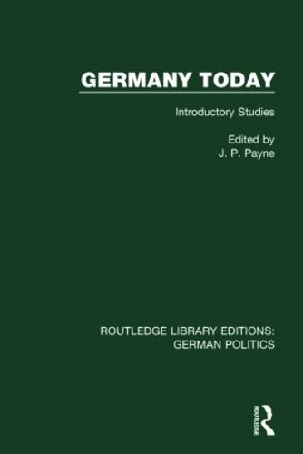 Бумажная книга «Germany Today (RLE: German Politics): Introductory Studies» - фото №1