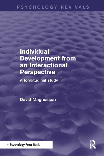 Бумажная книга «Individual Development from an Interactional Perspective: A Longitudinal Study», автор Дэвид Магнуссон - фото №1