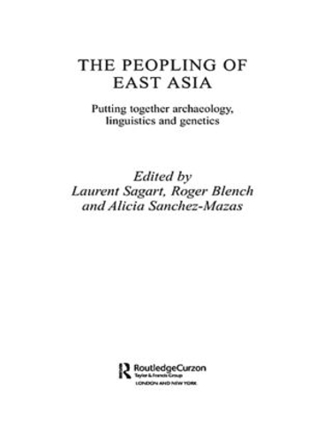 Бумажная книга «The Peopling of East Asia: Putting Together Archaeology, Linguistics and Genetics» - фото №1
