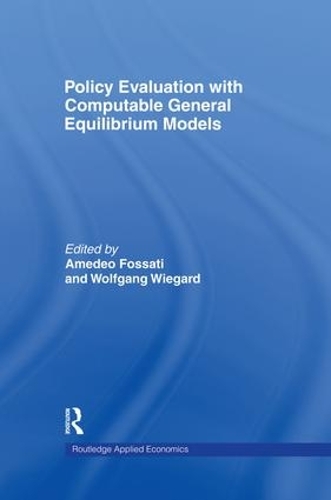 Паперова книга «Policy Evaluation with Computable General Equilibrium Models» - фото №1