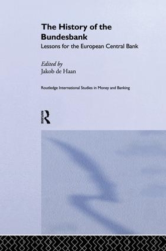 Паперова книга «The History of the Bundesbank: Lessons for the European Central Bank» - фото №1