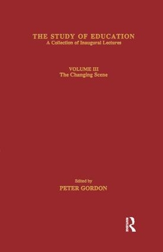Бумажная книга «The Study of Education: Inaugural Lectures : Volume Three : The Changing Scene» - фото №1