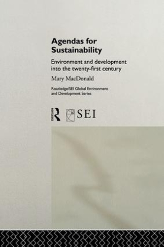 Паперова книга «Agendas for Sustainability: Environment and Development into the 21st Century», автор Мері Макдональд - фото №1