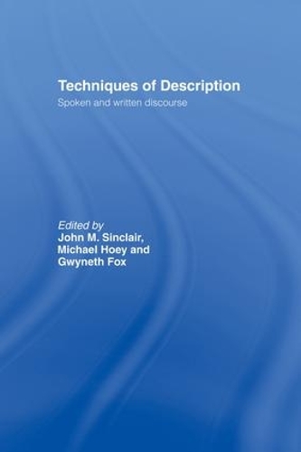 Паперова книга «Techniques of Description: Spoken and Written Discourse», авторів Гвінет Фокс, Джон М. Сінклер, Майкл Хоуї - фото №1