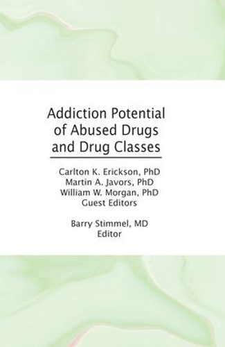 Паперова книга «Addiction Potential of Abused Drugs and Drug Classes», автор Баррі Штіммель - фото №1