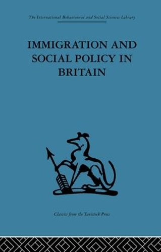 Бумажная книга «Immigration and Social Policy in Britain» - фото №1