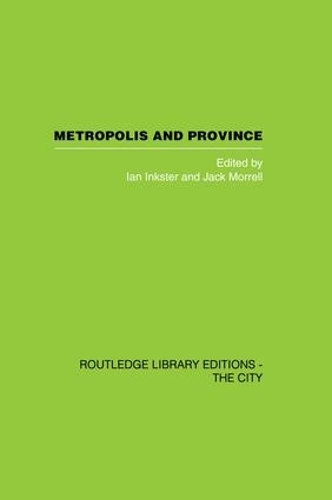 Бумажная книга «Metropolis and Province: Science in British Culture, 1780 - 1850» - фото №1