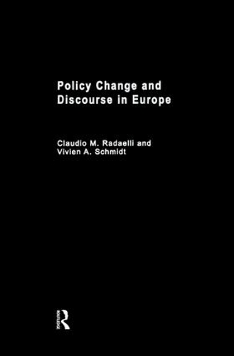 [object Object] «Policy Change & Discourse in Europe» - фото №1