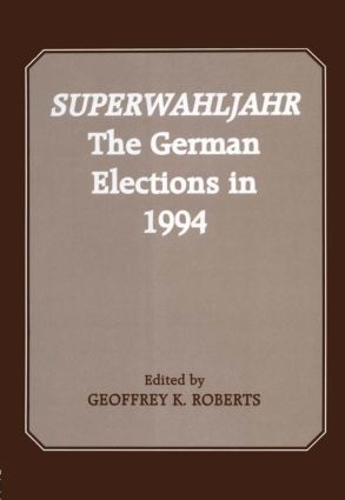 Паперова книга «Superwahljahr: The German Elections in 1994» - фото №1