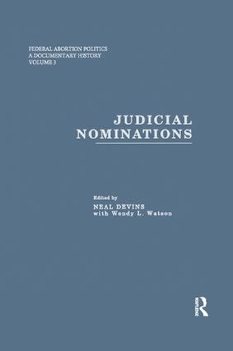 Бумажная книга «Judicial Nominations» - фото №1