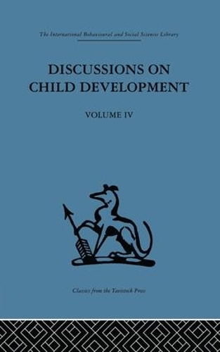 Бумажная книга «Discussions on Child Development: Volume four» - фото №1