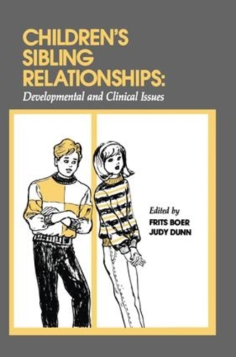 Бумажная книга «Children's Sibling Relationships: Developmental and Clinical Issues» - фото №1