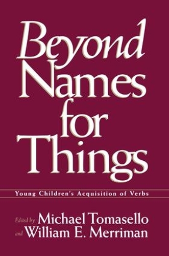 Паперова книга «Beyond Names for Things: Young Children's Acquisition of Verbs» - фото №1