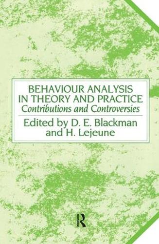Бумажная книга «Behaviour Analysis in Theory and Practice: Contributions and Controversies» - фото №1