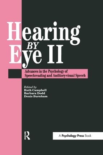 Бумажная книга «Hearing  Eye II: The Psychology Of Speechreading And Auditory-Visual Speech» - фото №1