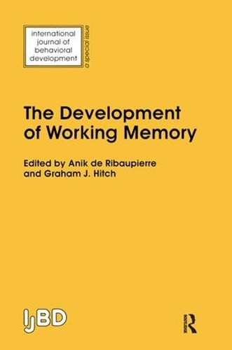 Бумажная книга «The Development of Working Memory: A Special Issue of the International Journal of Behavioural Development» - фото №1