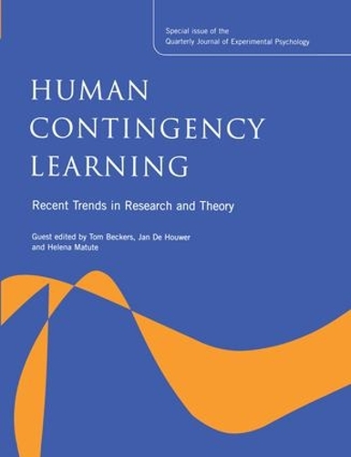 Бумажная книга «Human Contingency Learning: Recent Trends in Research and Theory: A Special Issue of the Quarterly Journal of Experimental Psychology» - фото №1
